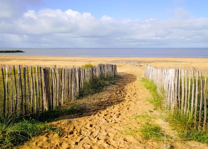 The Beautiful, Sandy Beach at La Rochelle