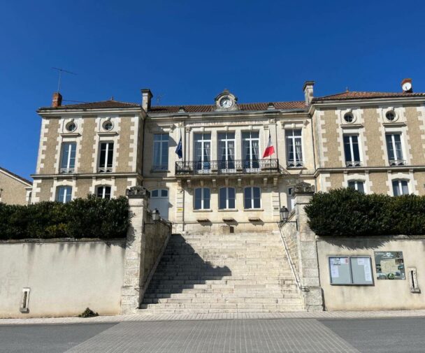A town hall building in a French countryside village