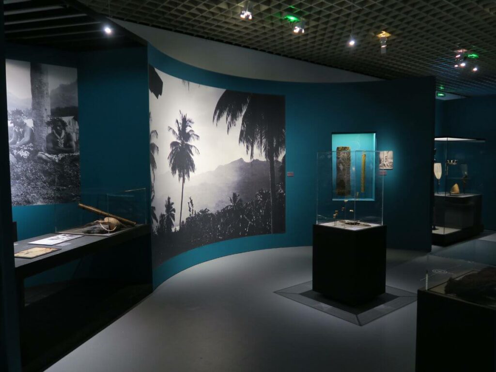 The inside of a museum in Bordeaux