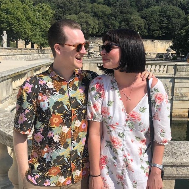 A young couple in France