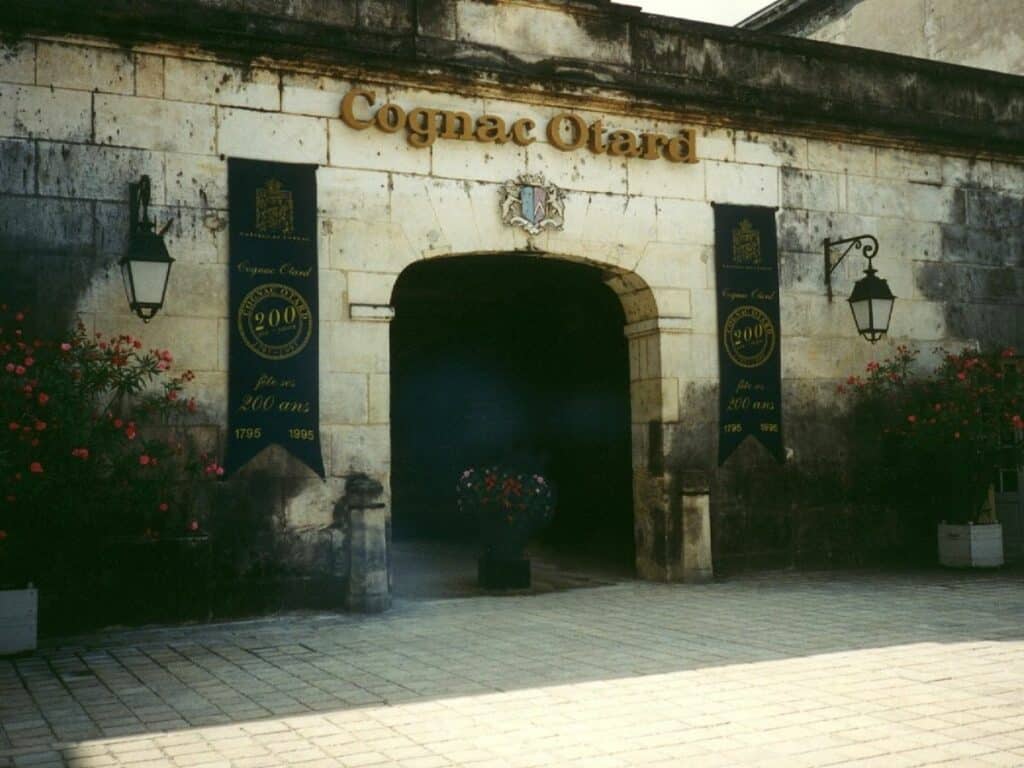 The outside of the building of Baron Ottard in Cognac