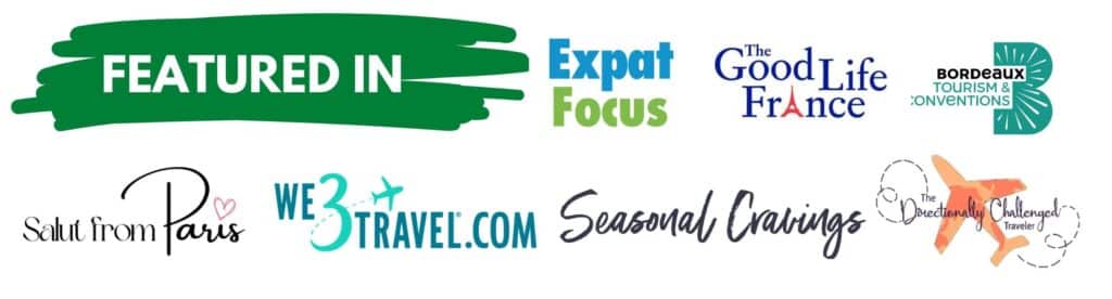 A Featured in Image with logos for the website